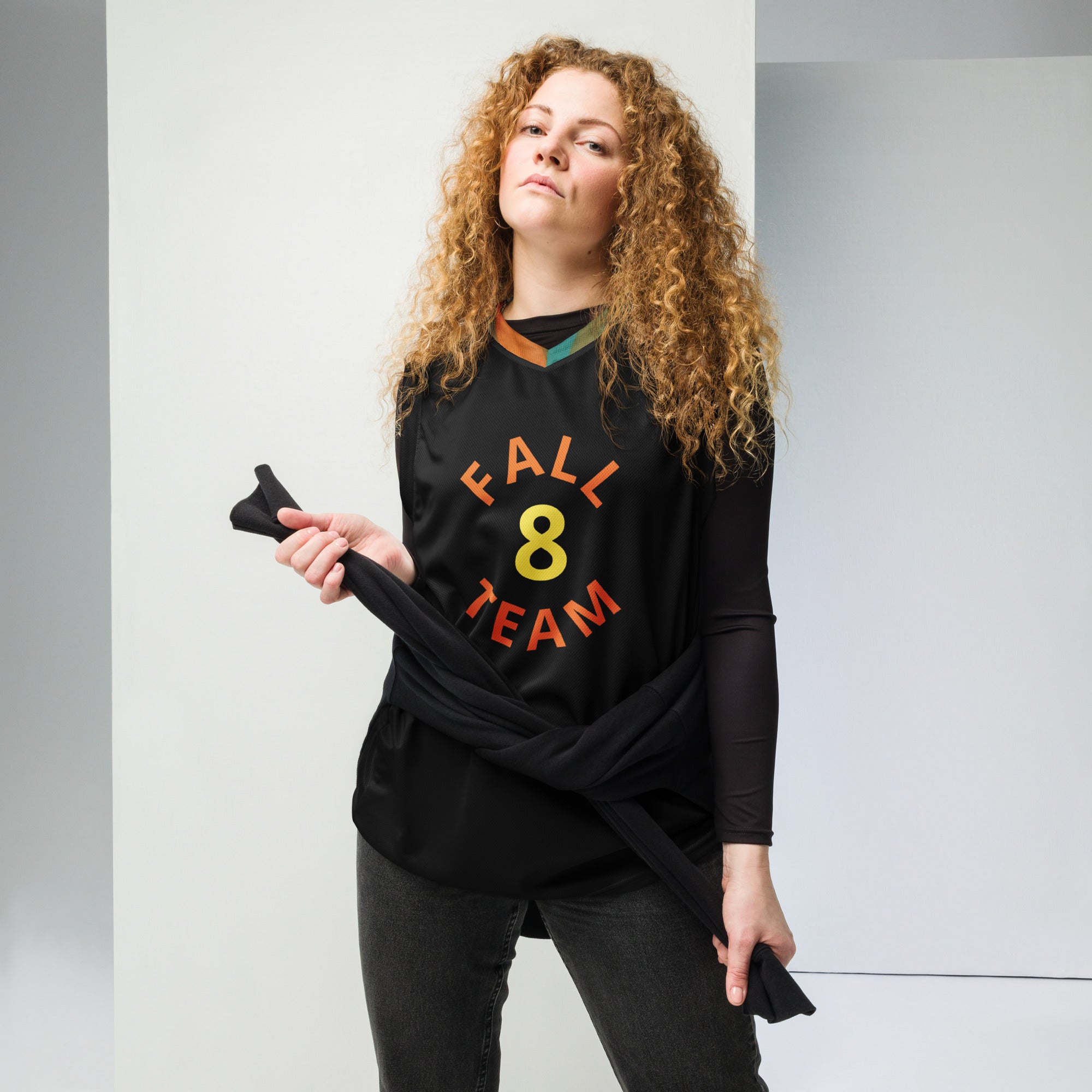 Recycled unisex basketball jersey-Always Blessed Print