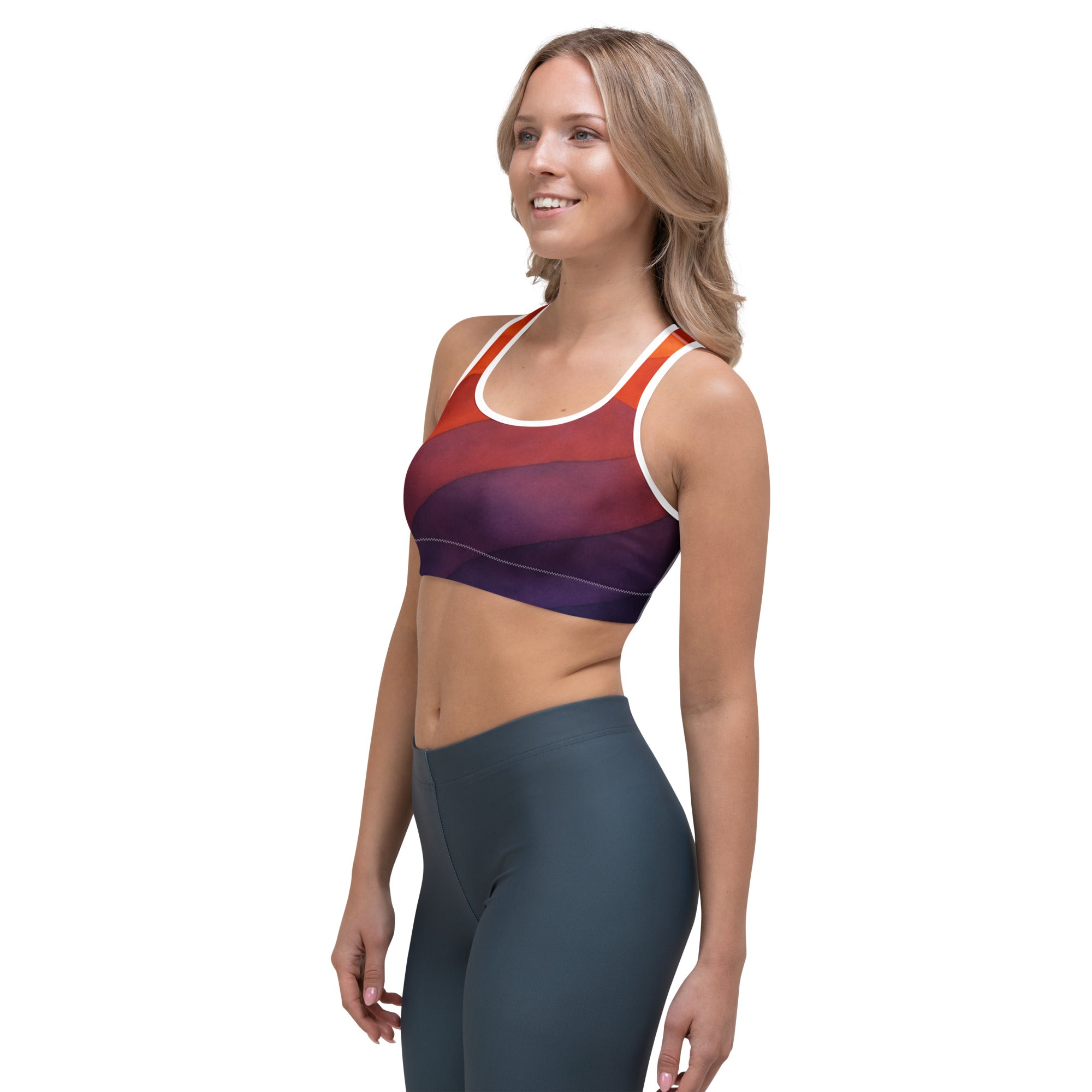 Sports bra-Always Blessed Print