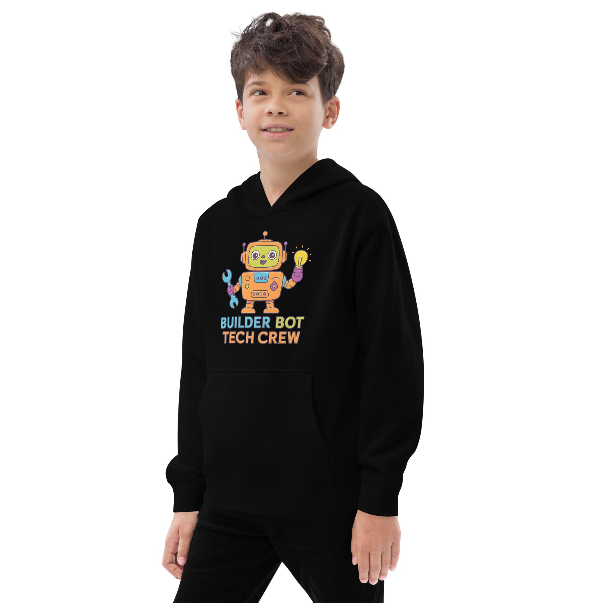 Kids fleece hoodie-Always Blessed Print