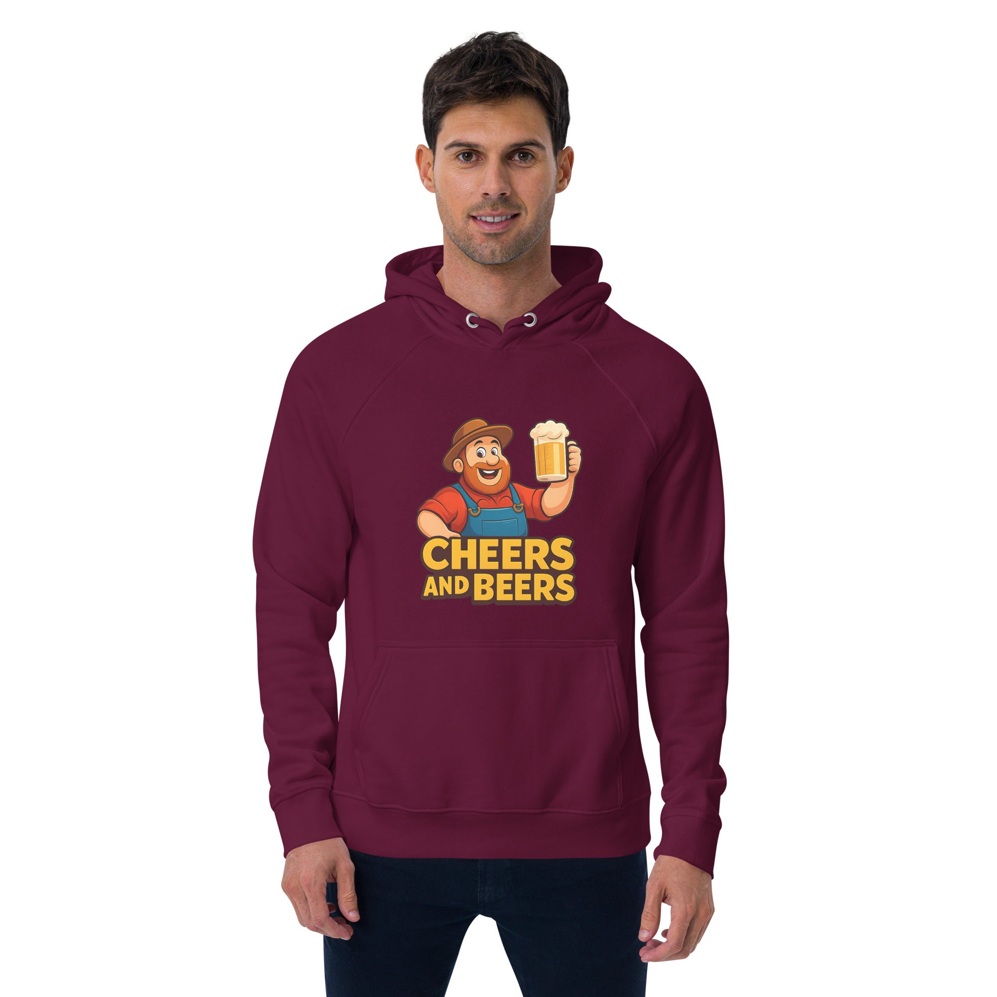 Unisex eco raglan hoodie-Always Blessed Print
