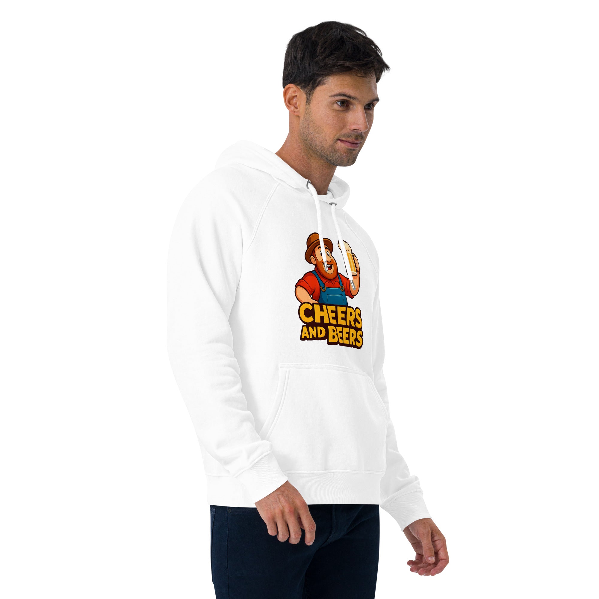 Unisex eco raglan hoodie-Always Blessed Print