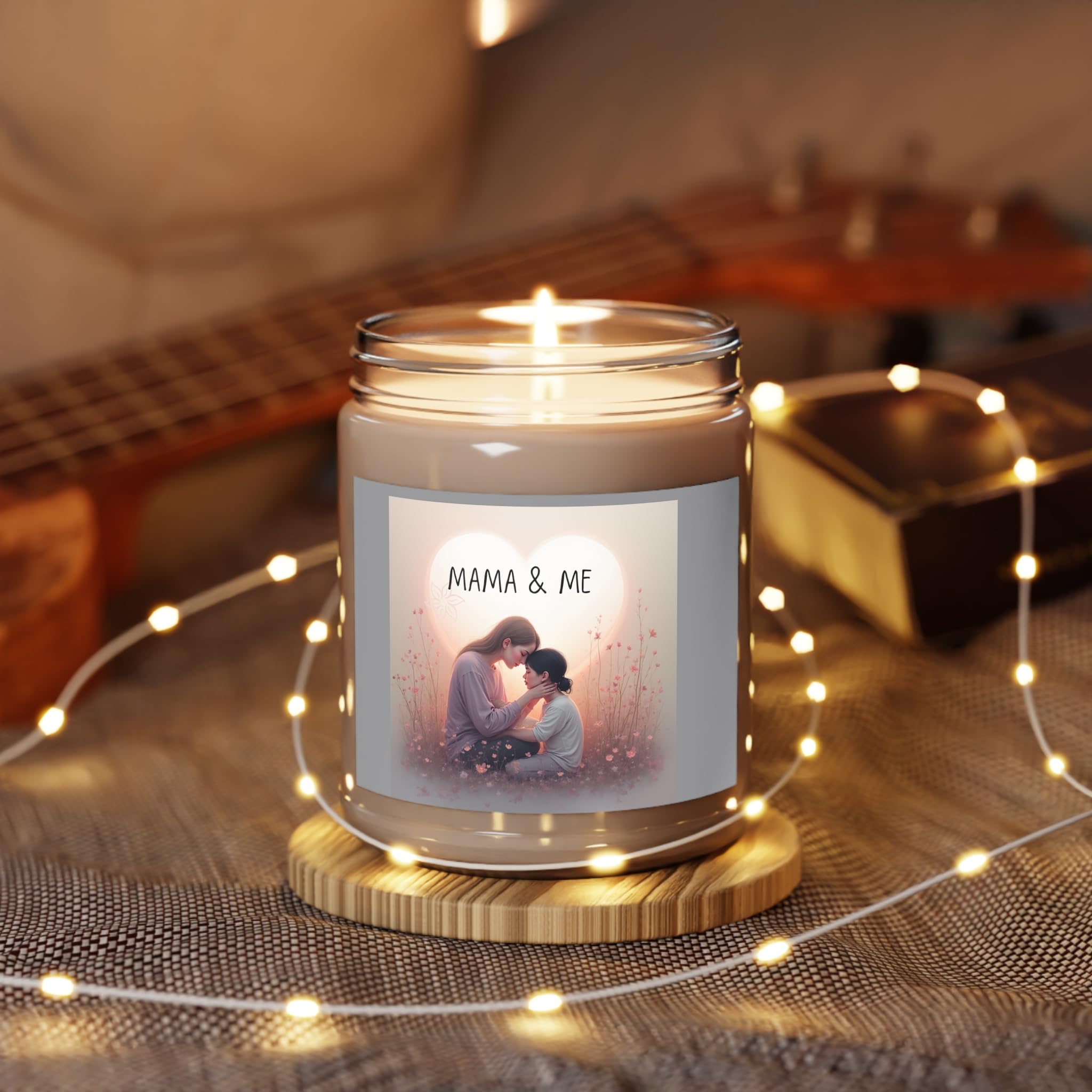 Scented Soy Candle, Heartwarming Home Decor, Gift for Mom, Relaxing Aromatherapy, Candle for Special Occasions-Always Blessed Print