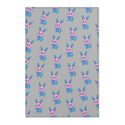 Cute Bunny Area Rug - Whimsical Decor for Kids&
