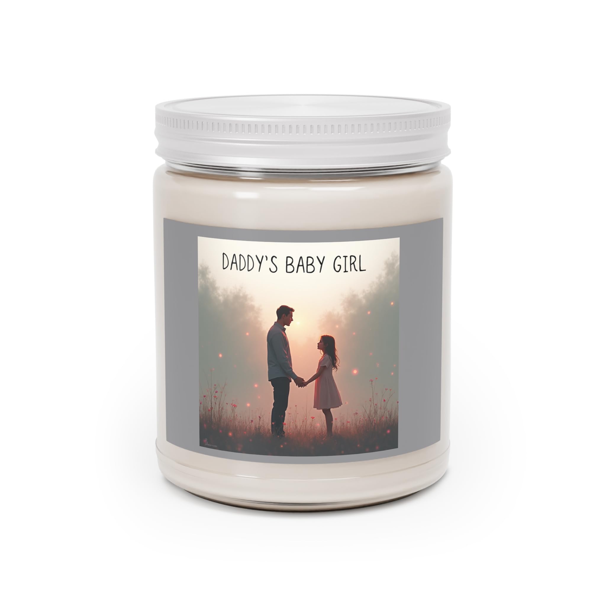 Daddy's Baby Girl Soy Candle, Scented Candle Gift, Home Decor, Birthday Candle, Romantic Gift for Dad-Always Blessed Print