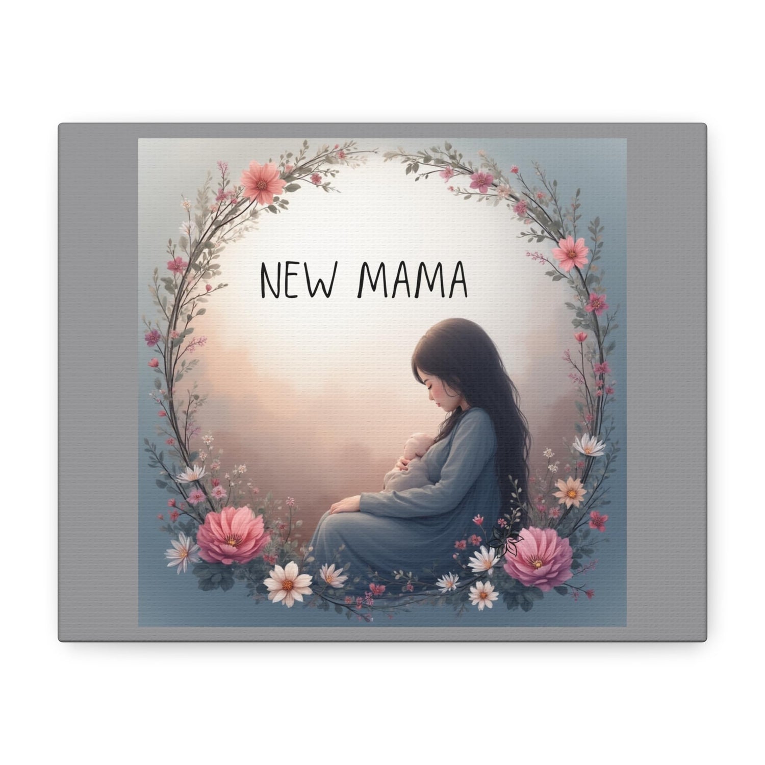 New Mama Canvas Wall Art-Always Blessed Print