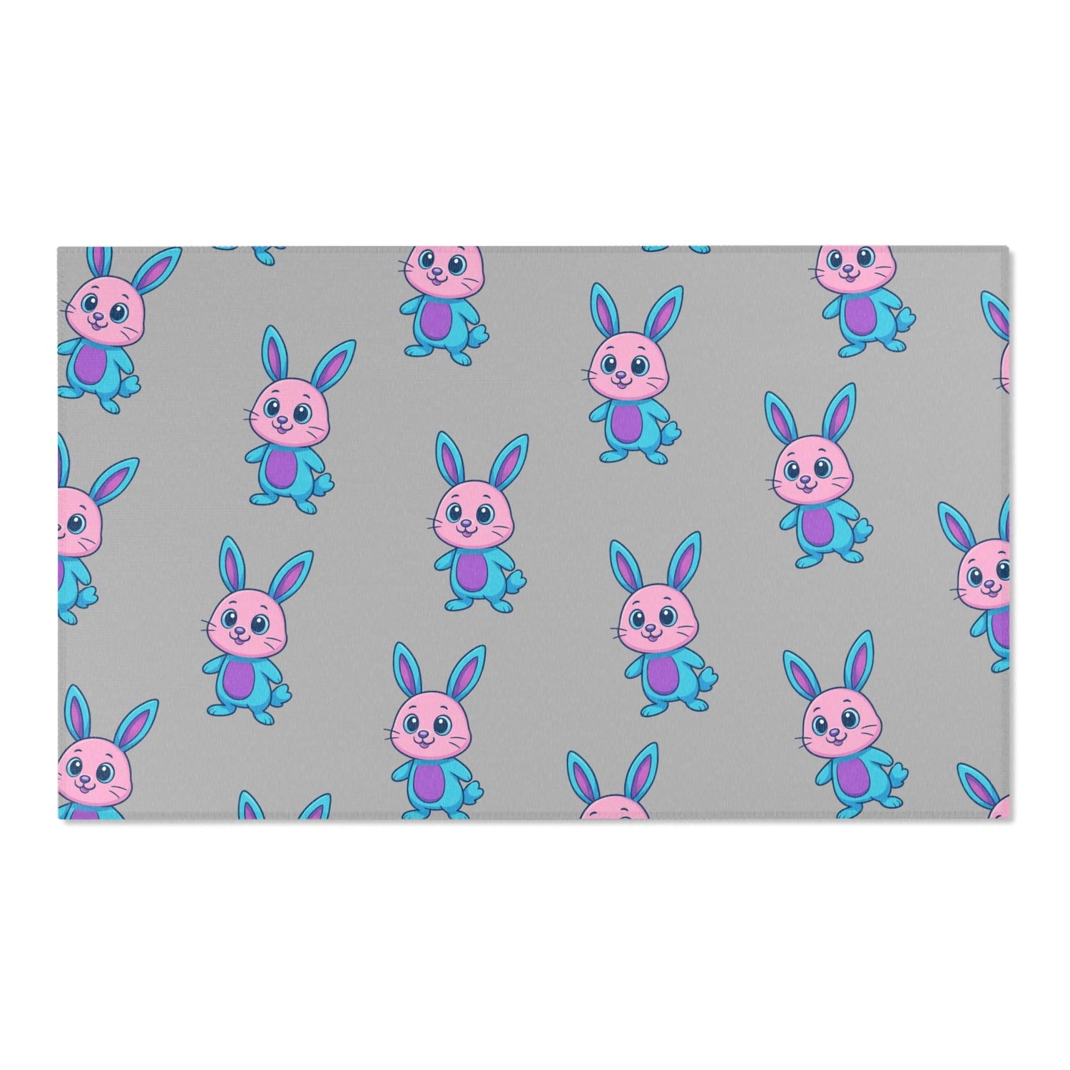 Cute Bunny Area Rug - Whimsical Decor for Kids&