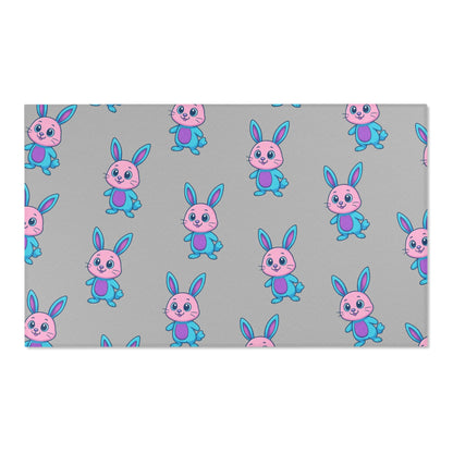 Cute Bunny Area Rug - Whimsical Decor for Kids&