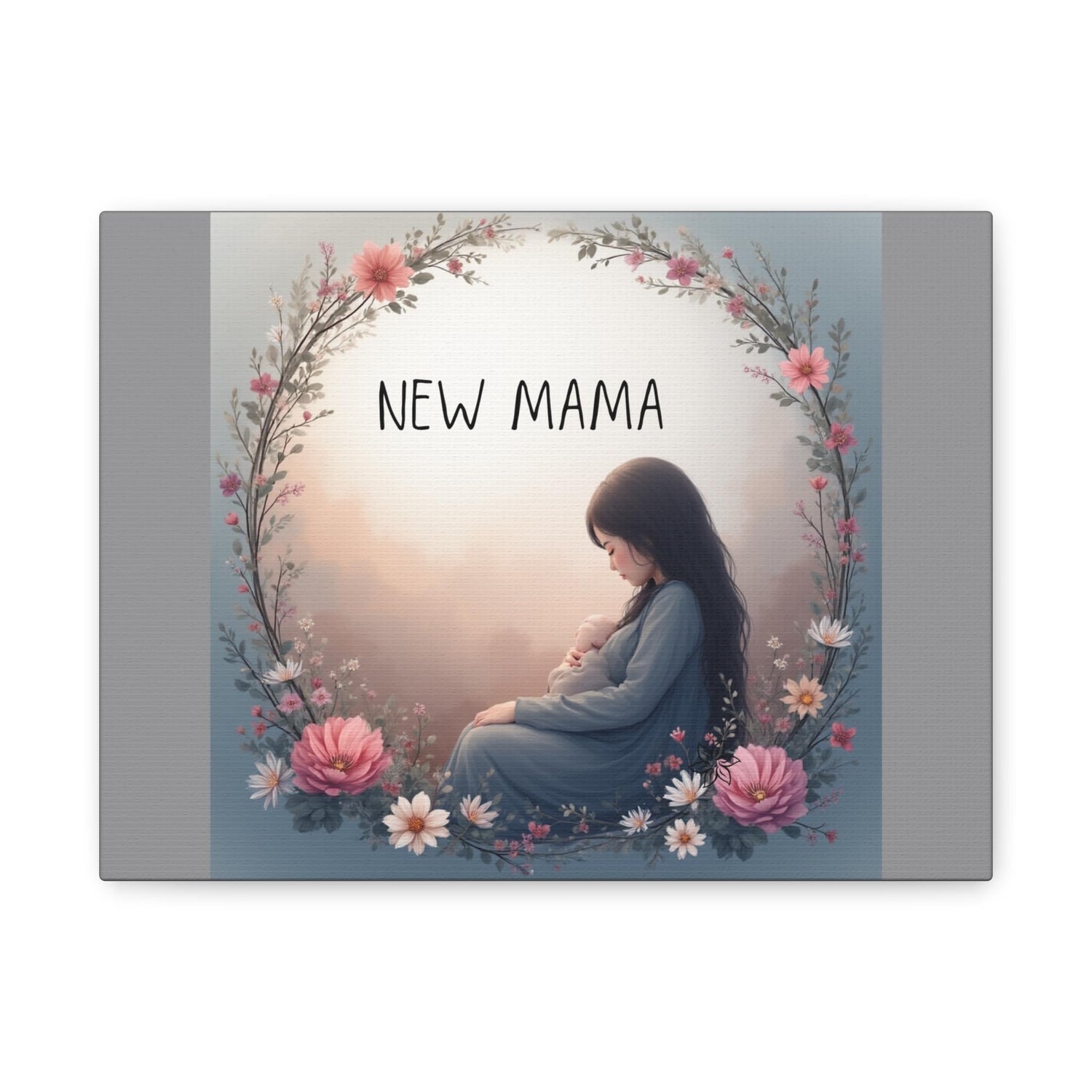 New Mama Canvas Wall Art-Always Blessed Print