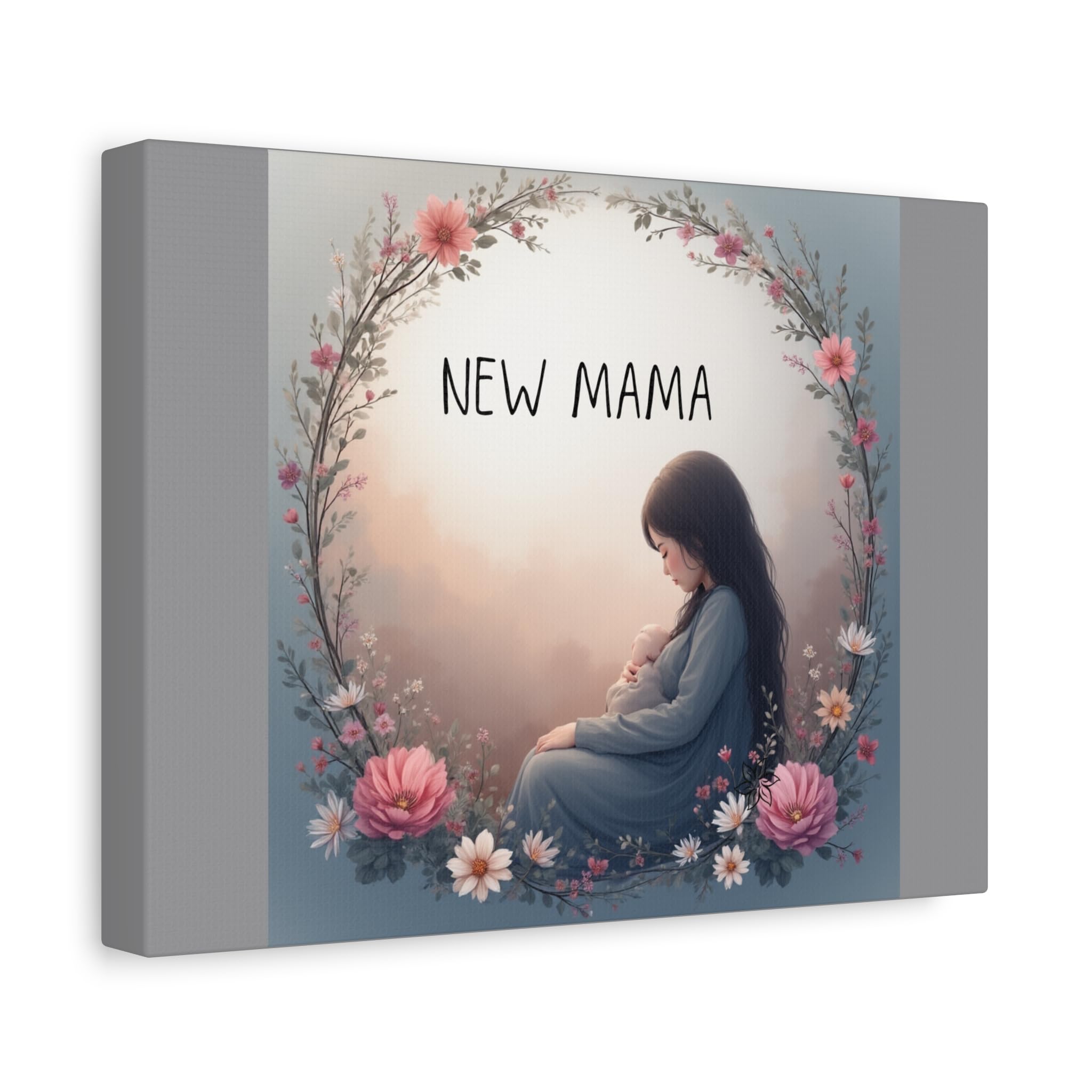 New Mama Canvas Wall Art-Always Blessed Print