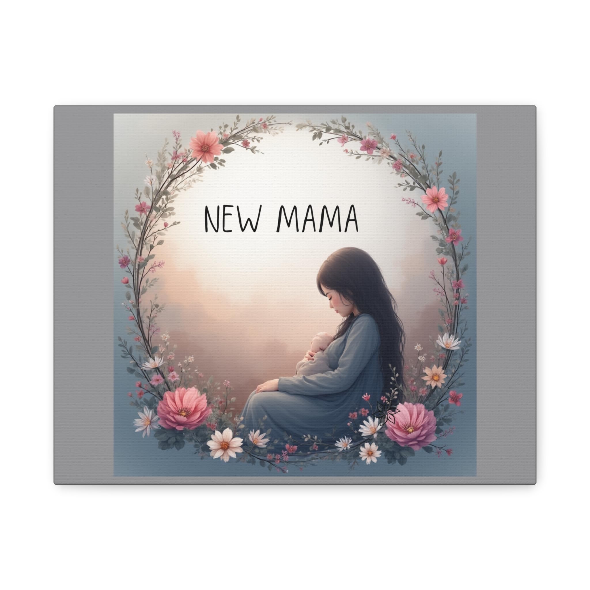 New Mama Canvas Wall Art-Always Blessed Print