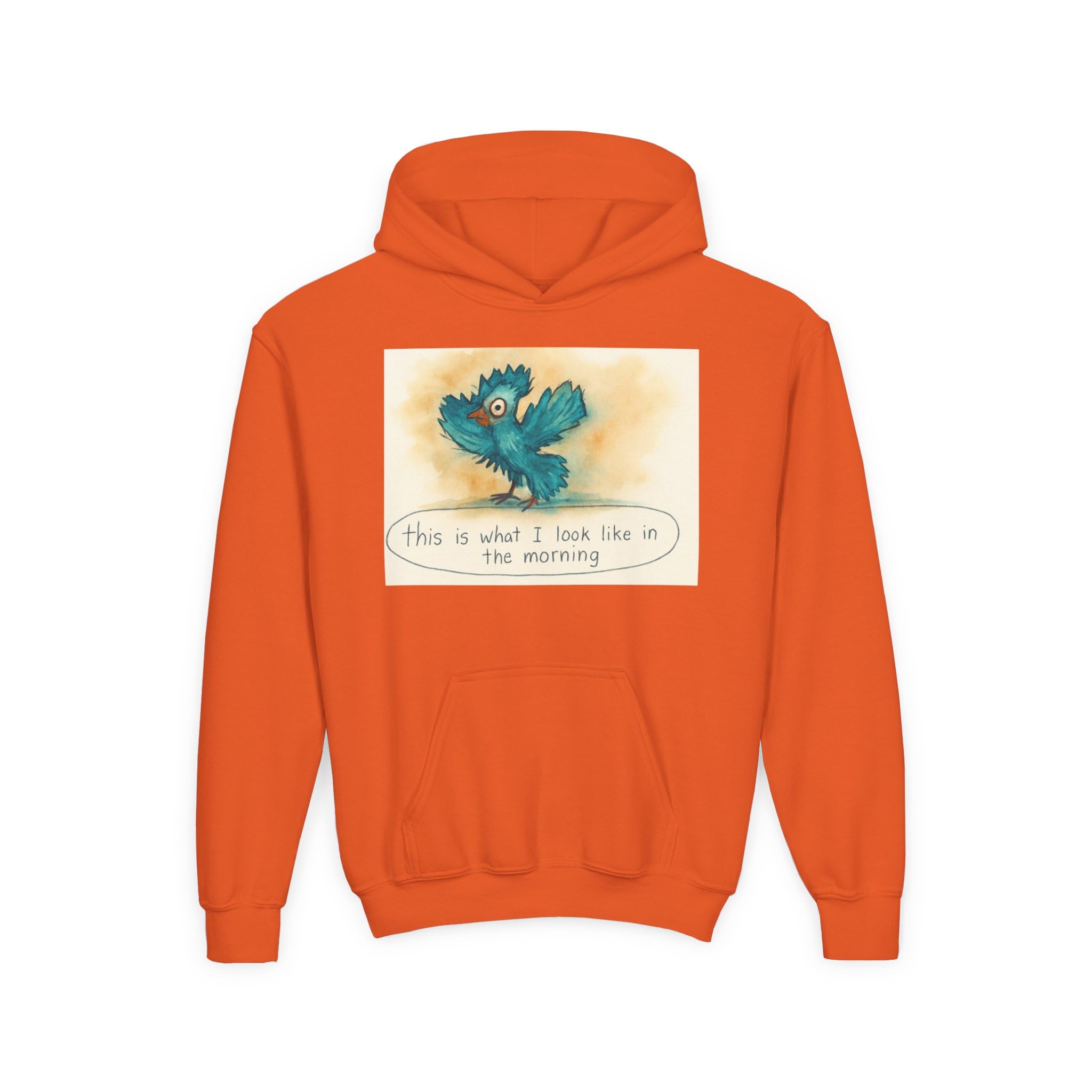 Kids Hooded Sweatshirt - Made by kids for kids The reality of early mornings-Always Blessed Print