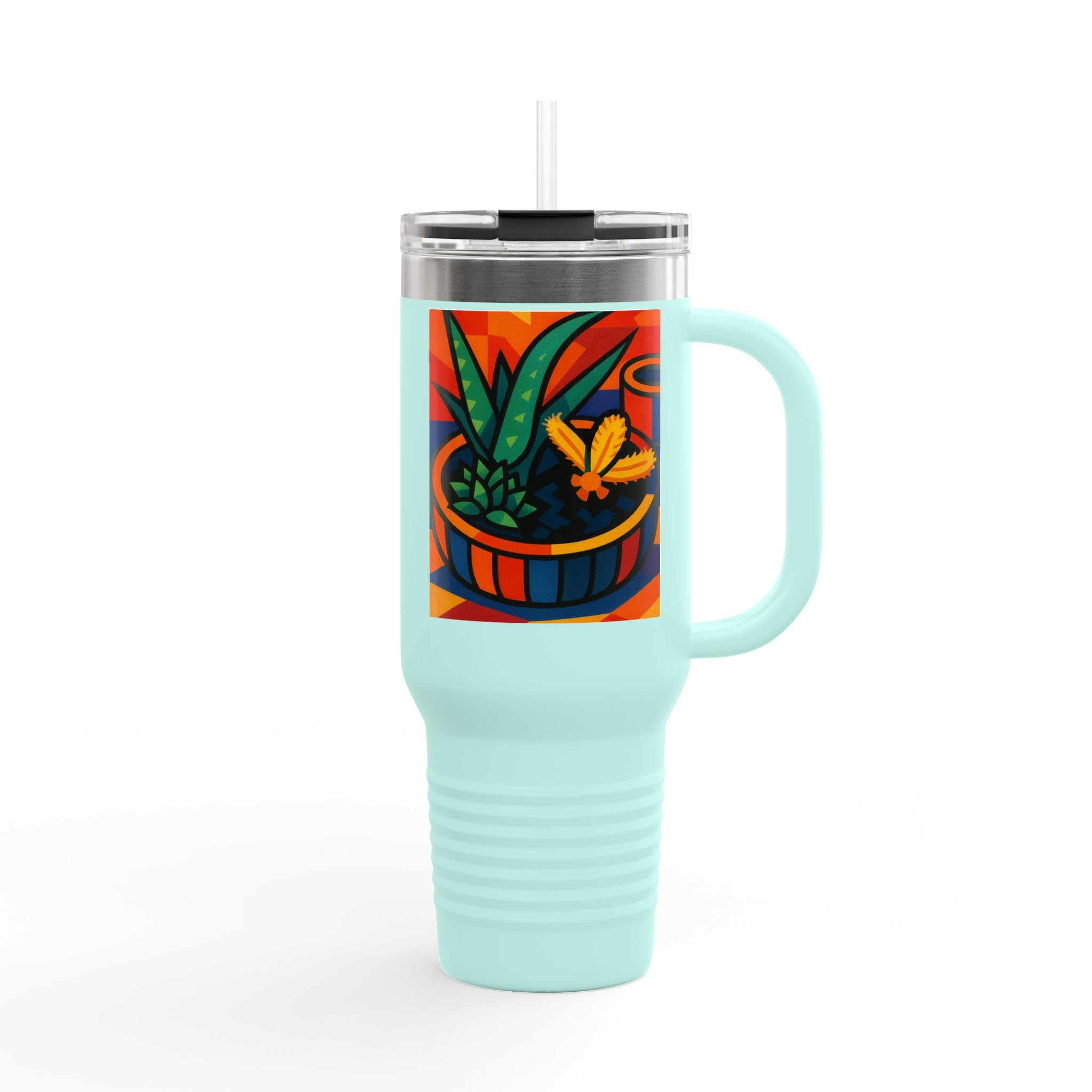 Vibrant Insulated Travel Mug, 40oz-Always Blessed Print