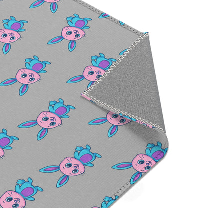 Cute Bunny Area Rug - Whimsical Decor for Kids&