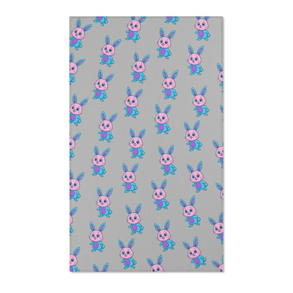Cute Bunny Area Rug - Whimsical Decor for Kids&