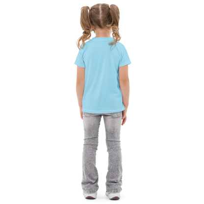 Kids cotton crew neck t-shirt-Always Blessed Print