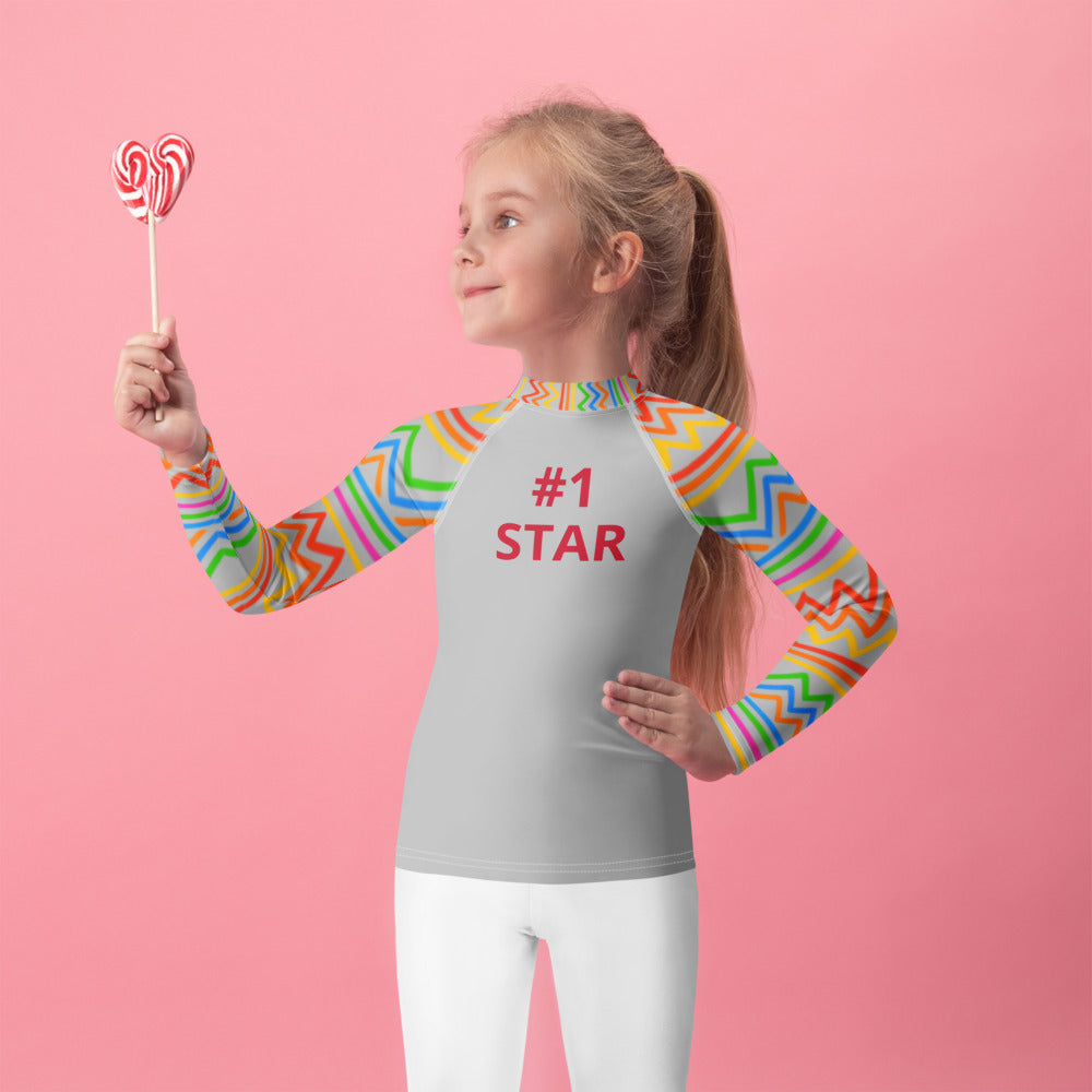 Kids Rash Guard-Always Blessed Print