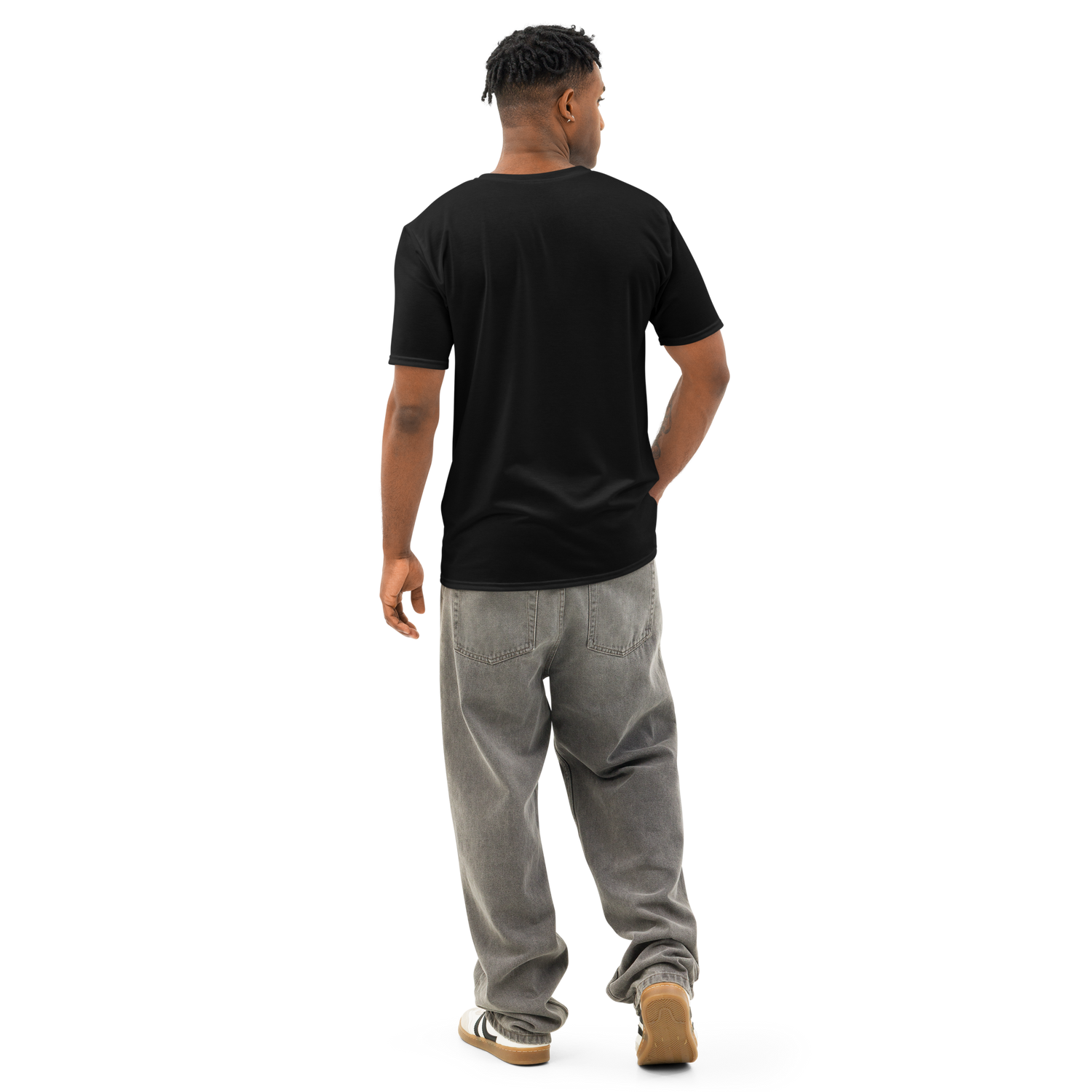 Men’s cotton crew neck t-shirt-Always Blessed Print