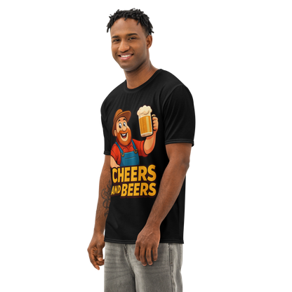 Men’s cotton crew neck t-shirt-Always Blessed Print