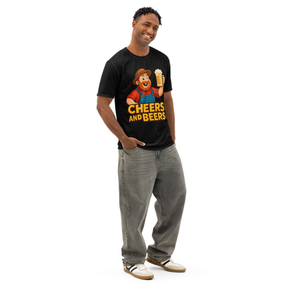 Men’s cotton crew neck t-shirt-Always Blessed Print