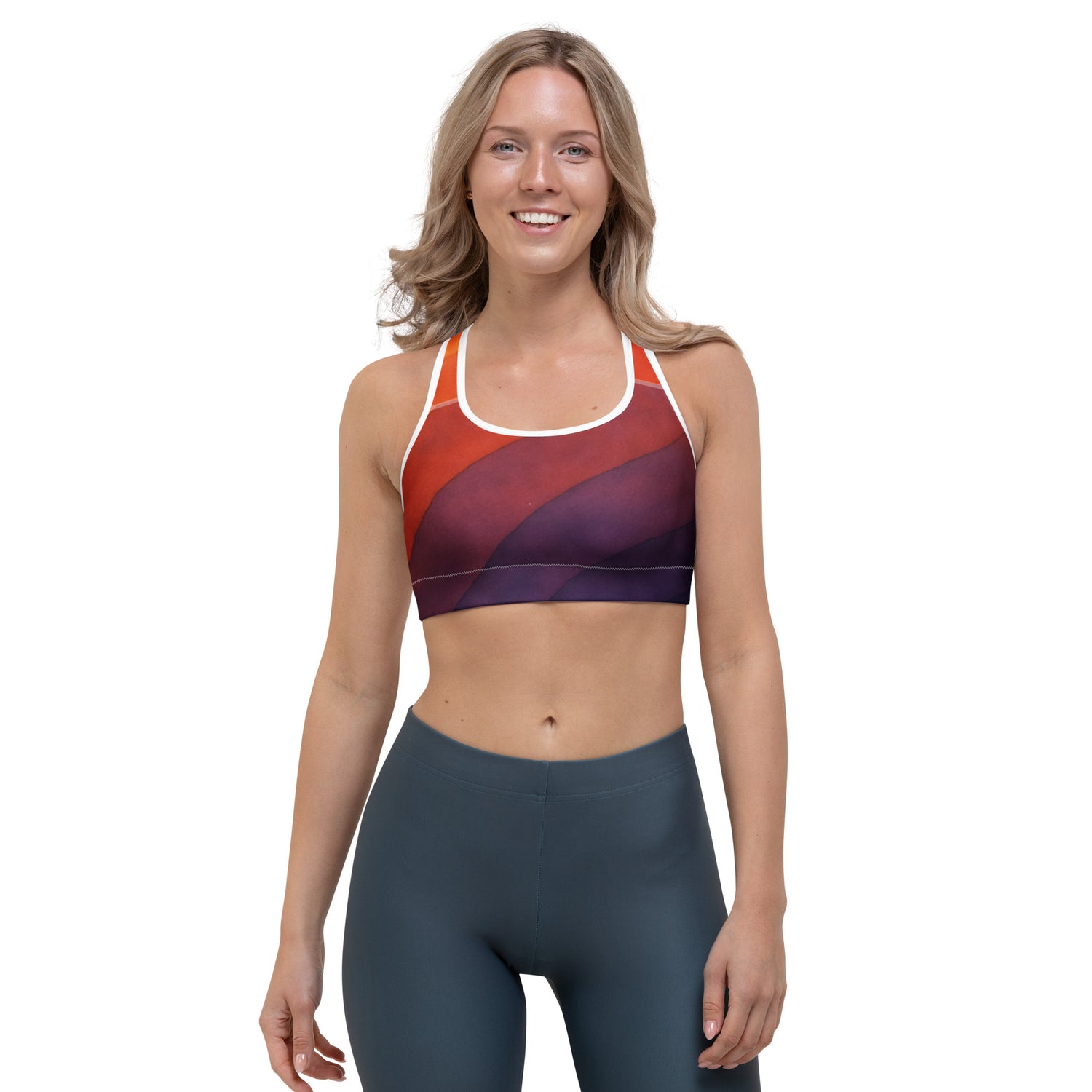 Sports bra-Always Blessed Print