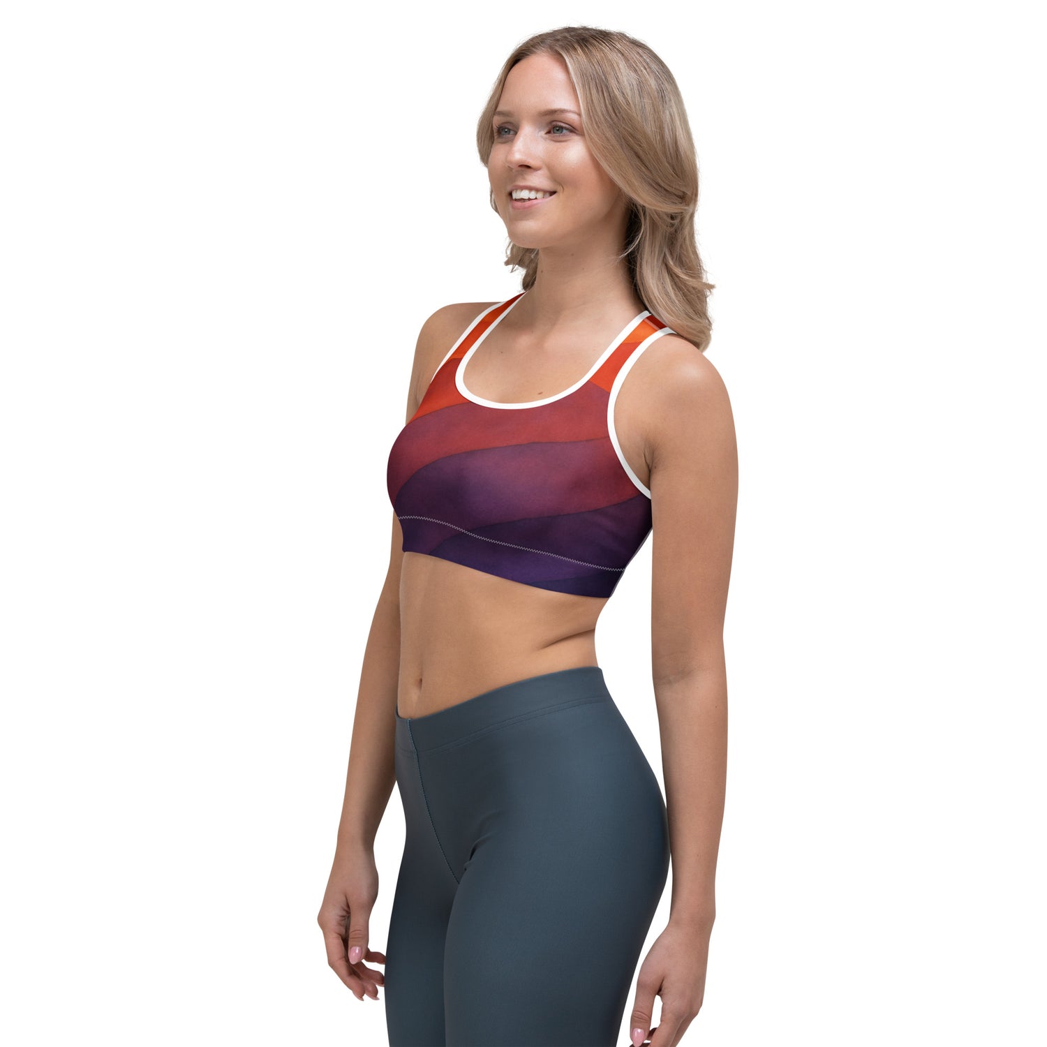 Sports bra-Always Blessed Print
