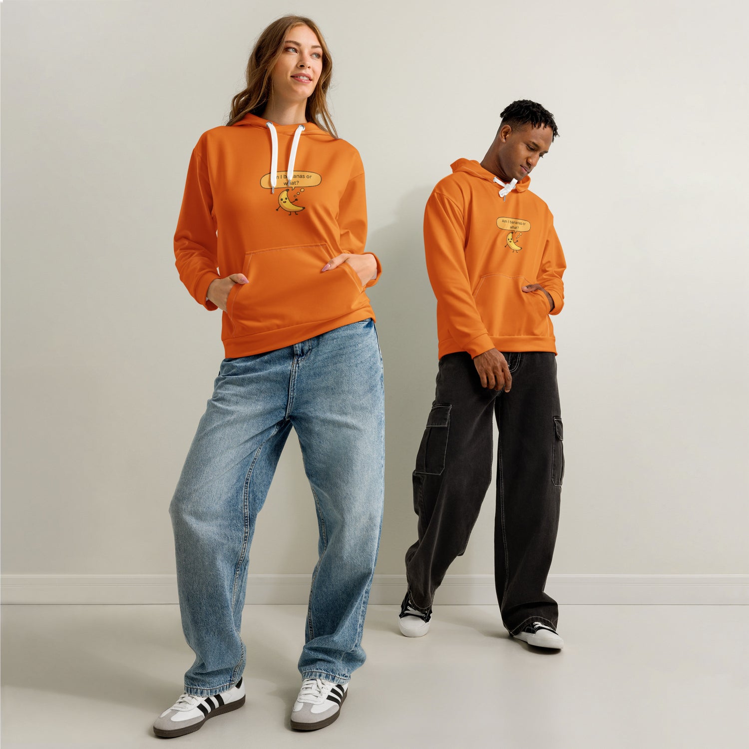 Unisex cotton hoodie-Always Blessed Print