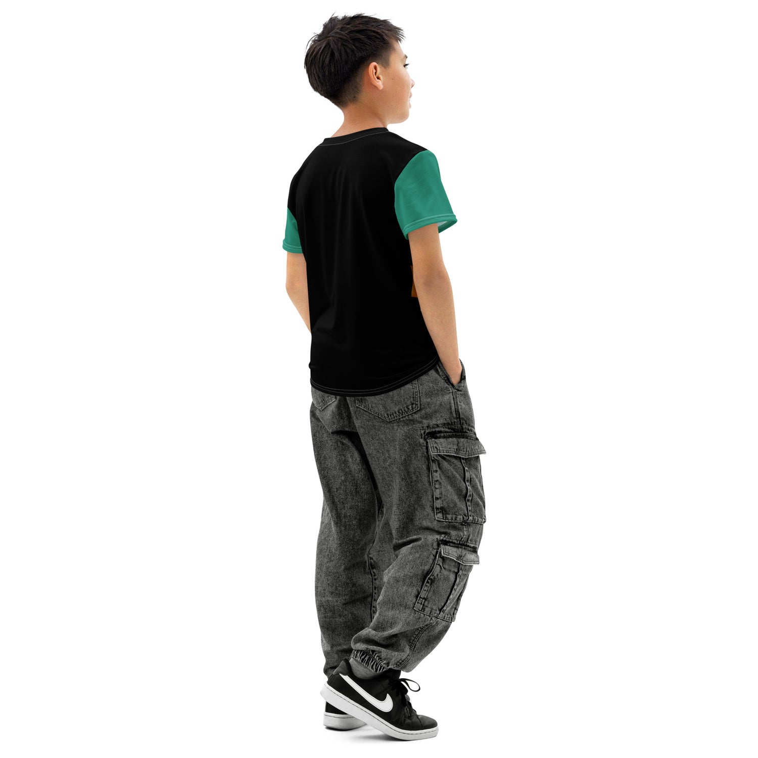 Youth cotton crew neck t-shirt-Always Blessed Print