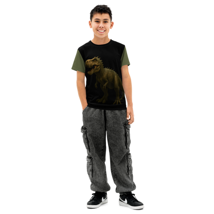 Youth cotton crew neck t-shirt-Always Blessed Print