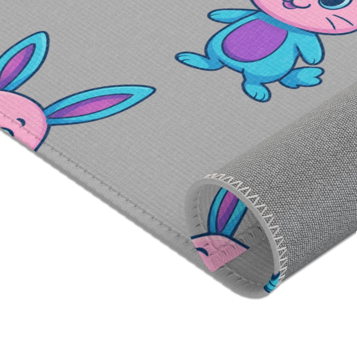 Cute Bunny Area Rug - Whimsical Decor for Kids&
