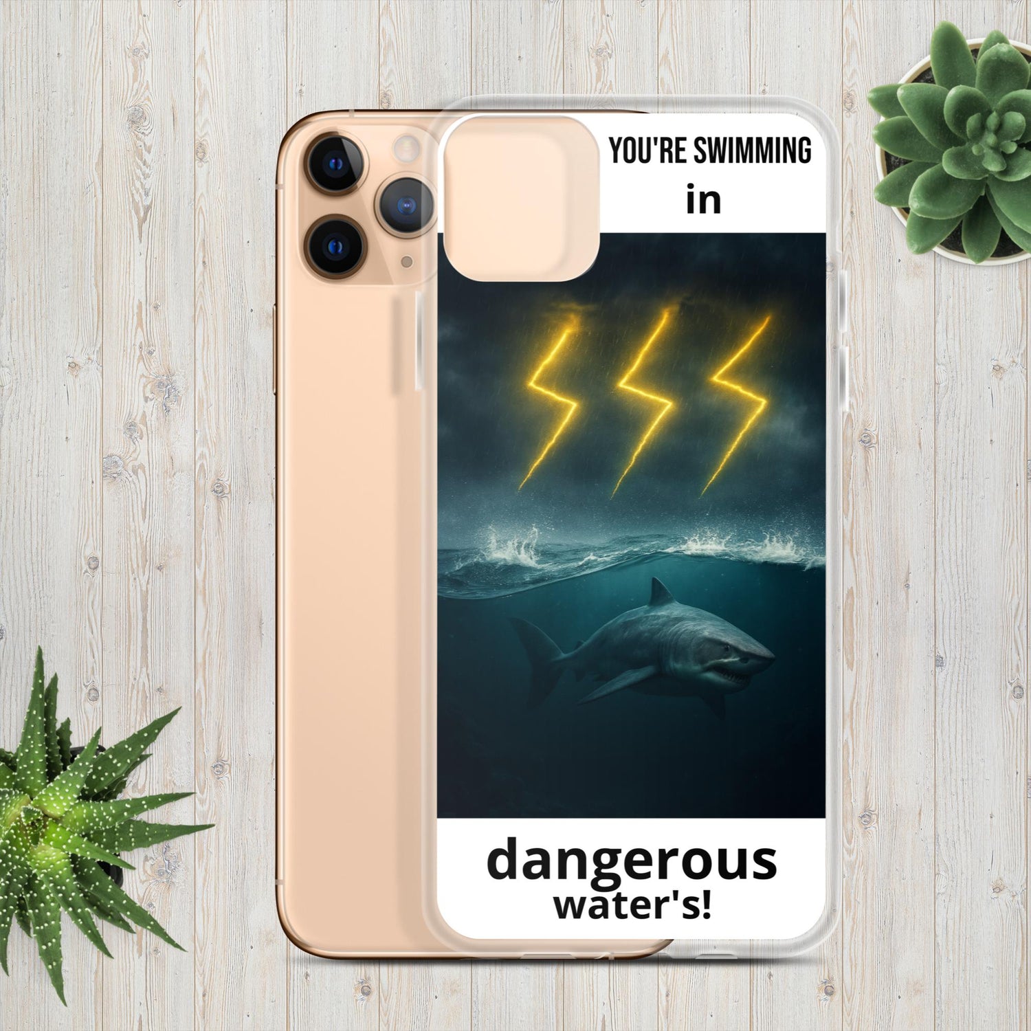 Clear Case for iPhone®-Always Blessed Print