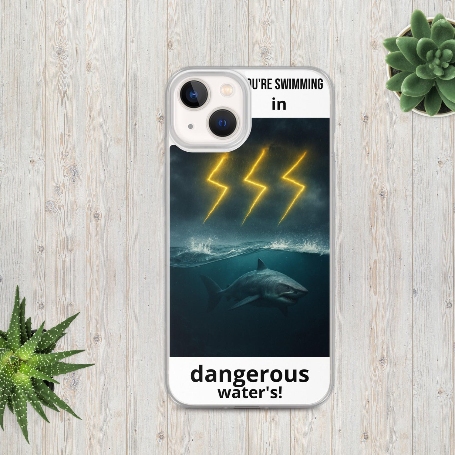 Clear Case for iPhone®-Always Blessed Print