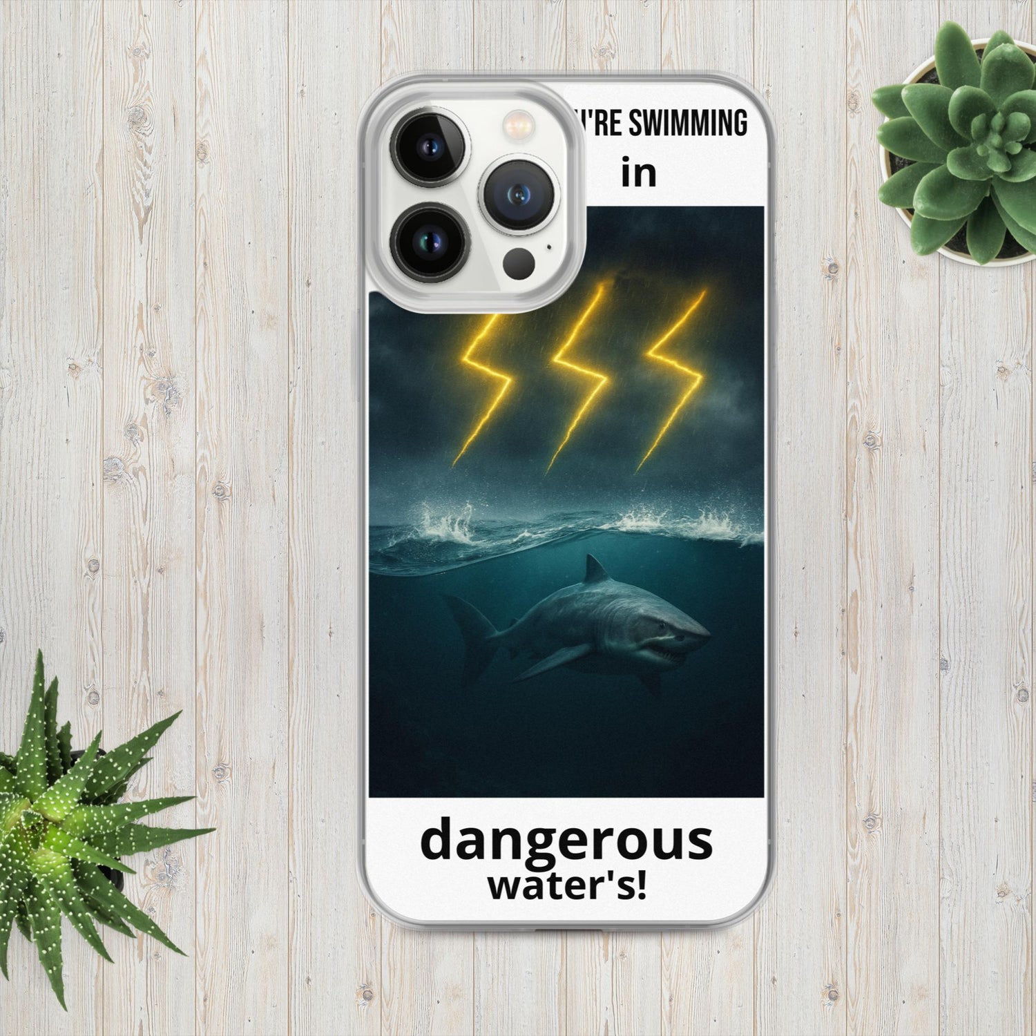 Clear Case for iPhone®-Always Blessed Print