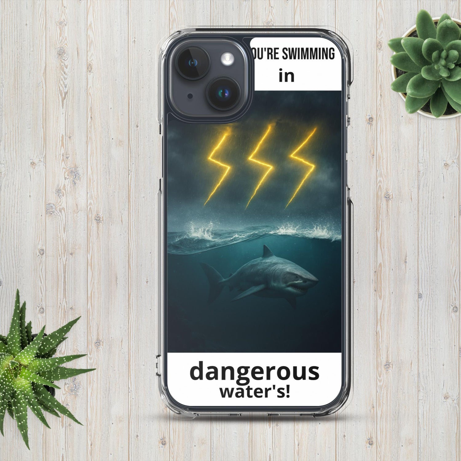 Clear Case for iPhone®-Always Blessed Print