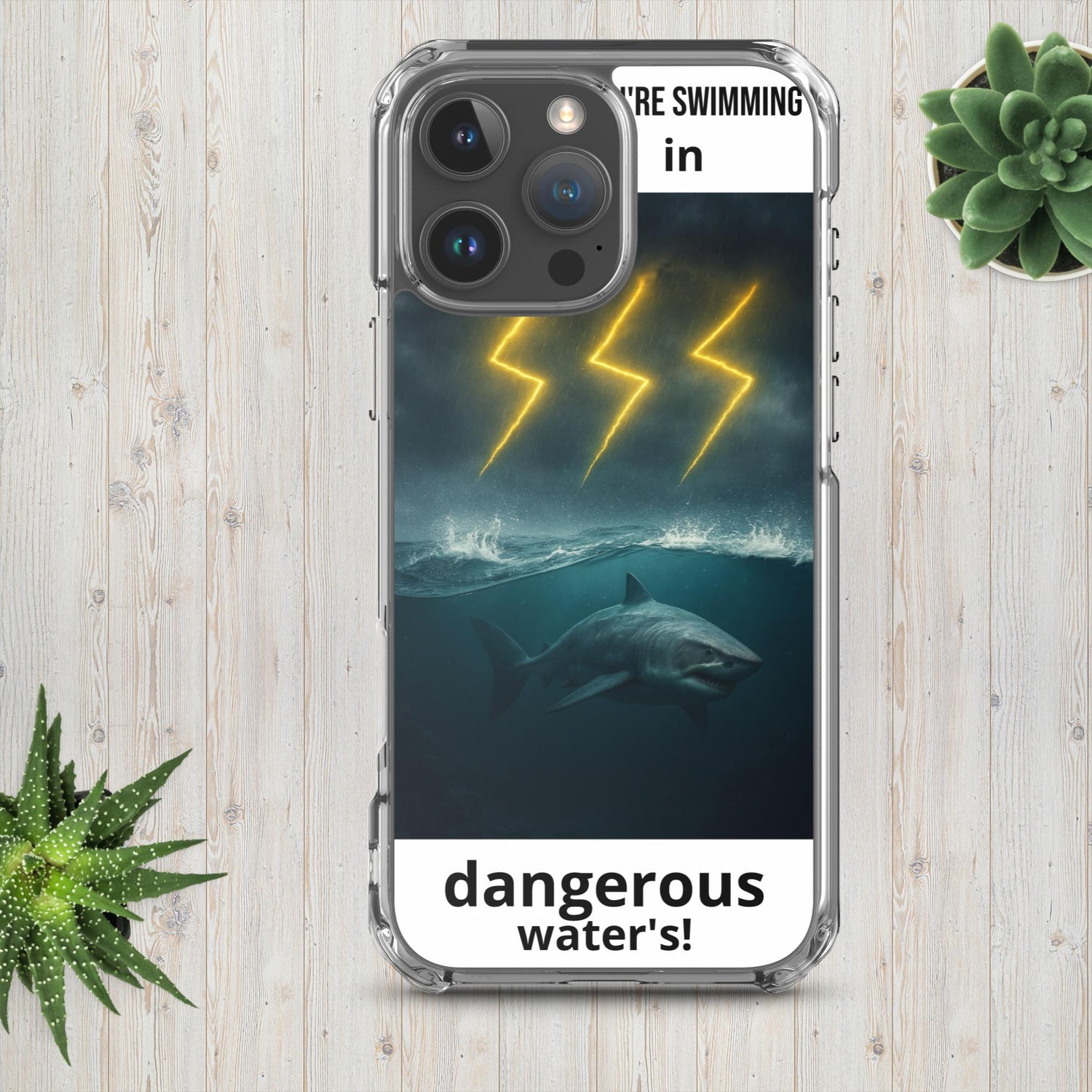 Clear Case for iPhone®-Always Blessed Print