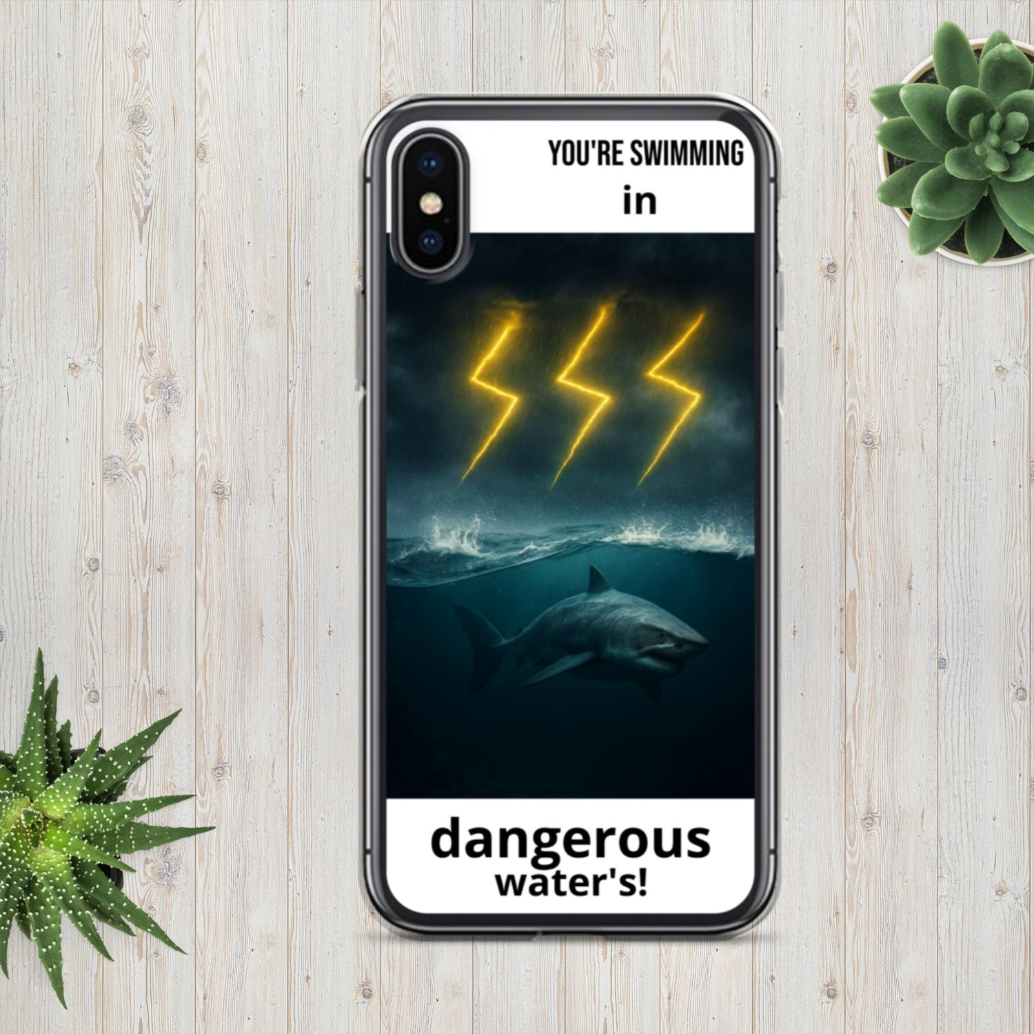 Clear Case for iPhone®-Always Blessed Print