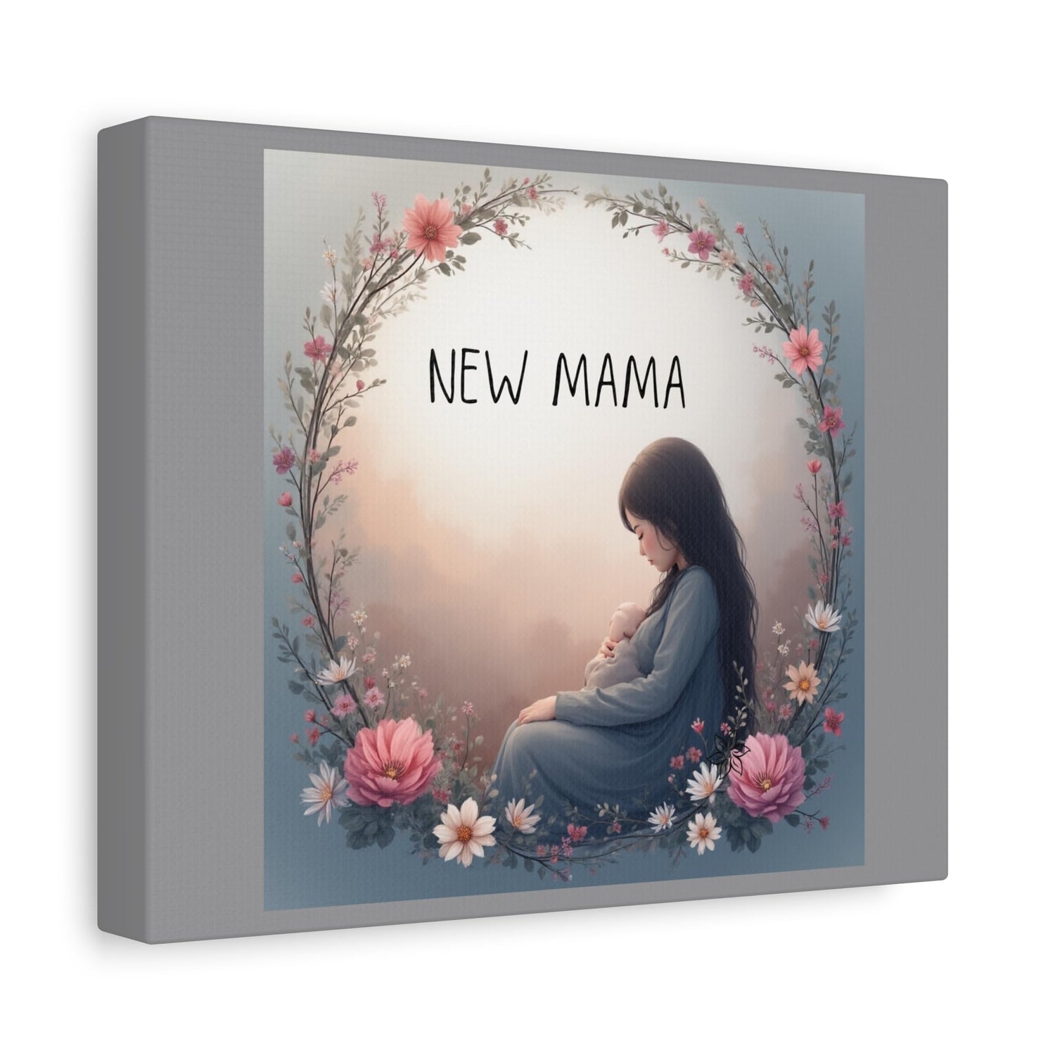 New Mama Canvas Wall Art-Always Blessed Print