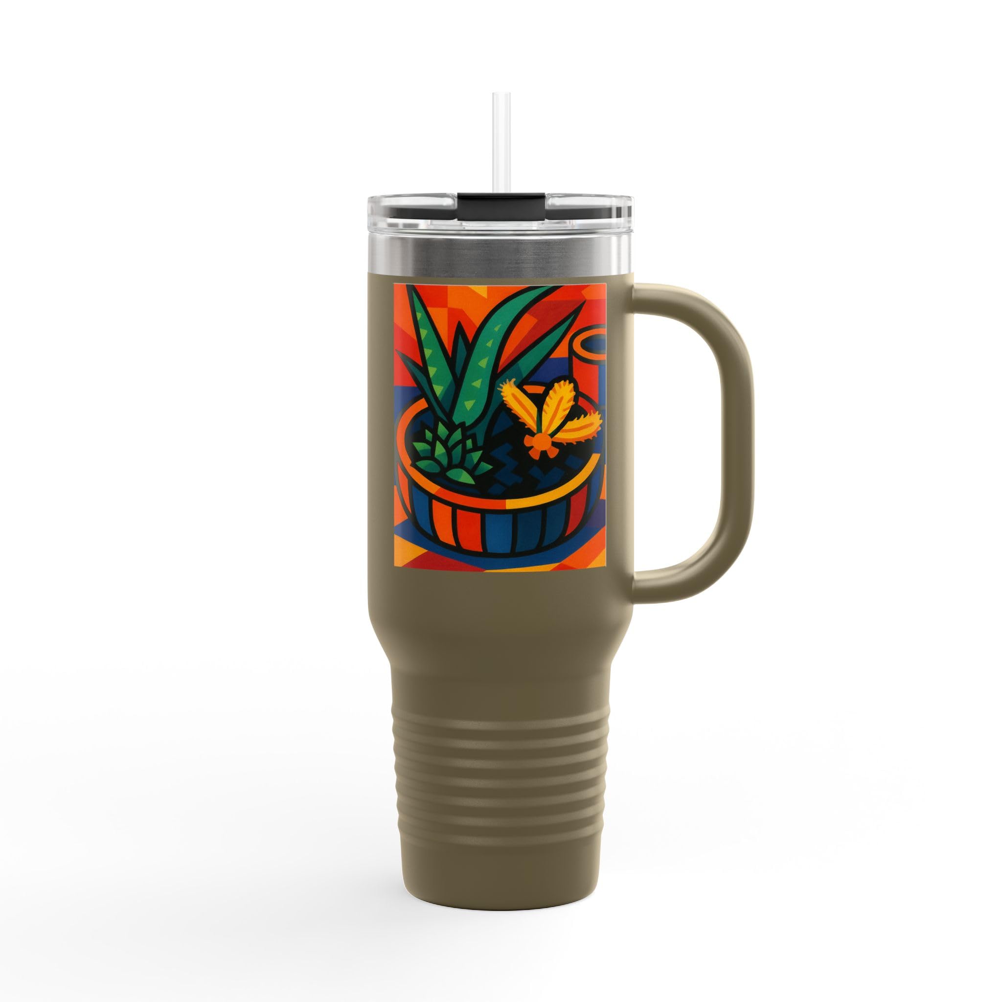 Vibrant Insulated Travel Mug, 40oz-Always Blessed Print
