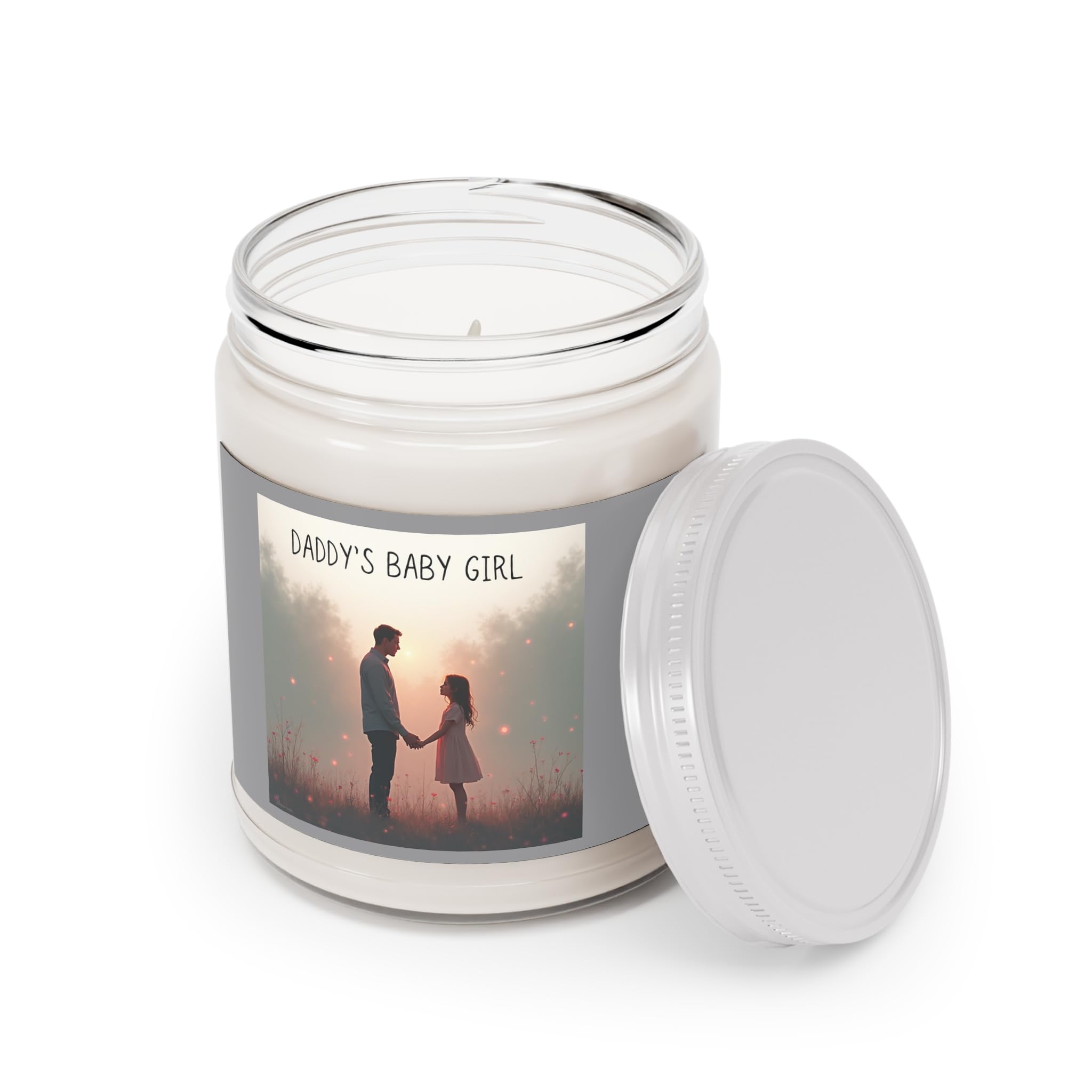 Daddy's Baby Girl Soy Candle, Scented Candle Gift, Home Decor, Birthday Candle, Romantic Gift for Dad-Always Blessed Print