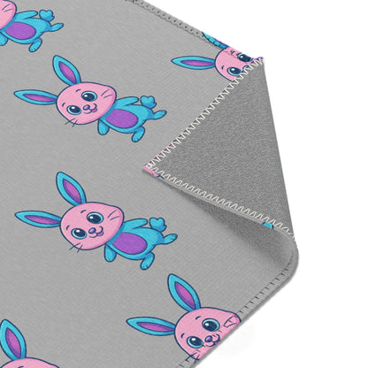 Cute Bunny Area Rug - Whimsical Decor for Kids&