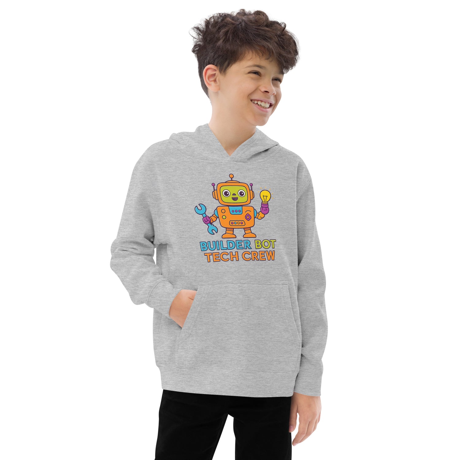 Kids fleece hoodie-Always Blessed Print