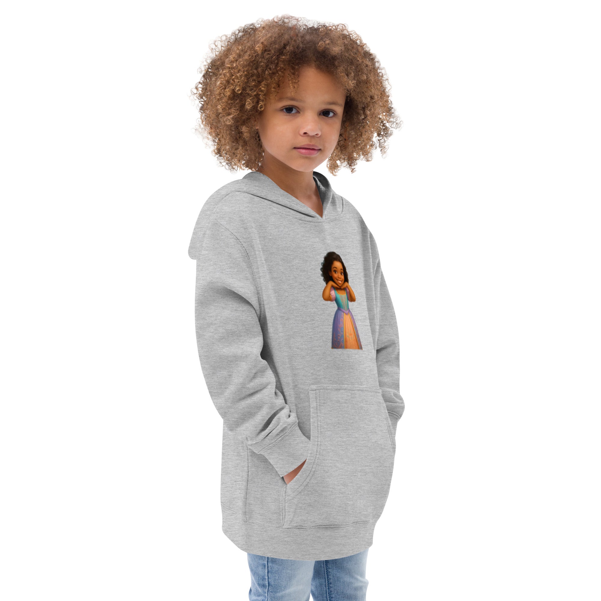 Kids fleece hoodie-Always Blessed Print