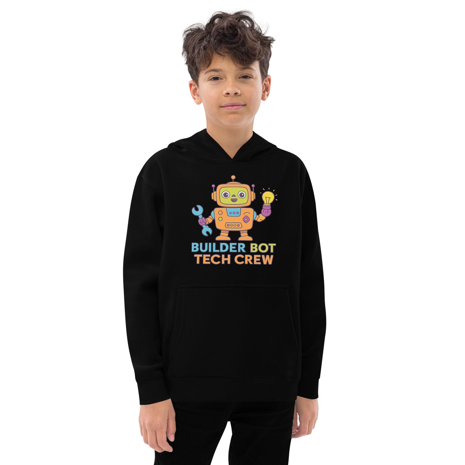 Kids fleece hoodie-Always Blessed Print