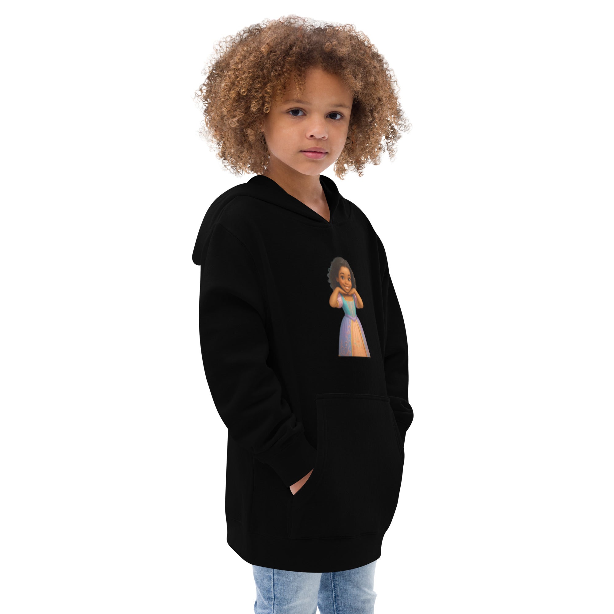 Kids fleece hoodie-Always Blessed Print
