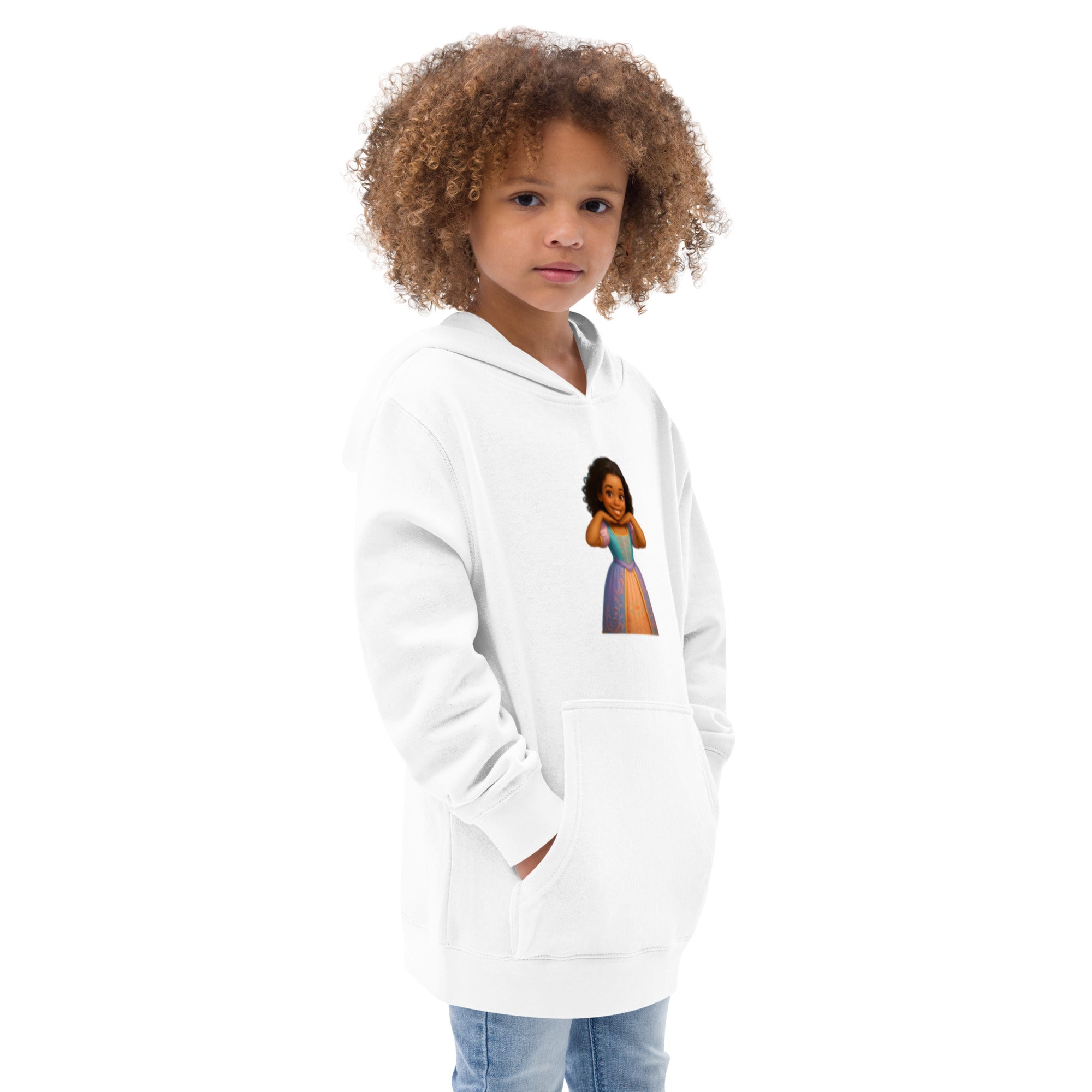 Kids fleece hoodie-Always Blessed Print