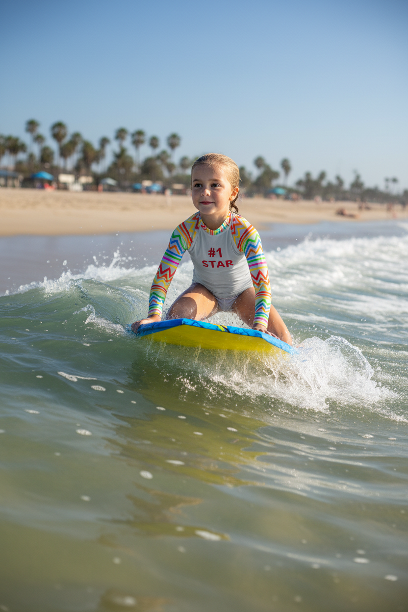 Kids Rash Guard Surfing