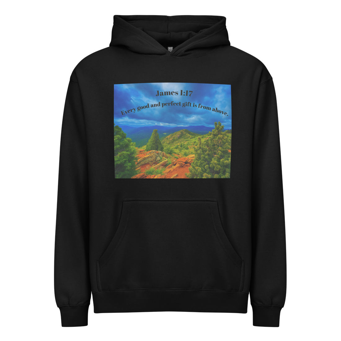 Men’s box hoodie-Always Blessed Print