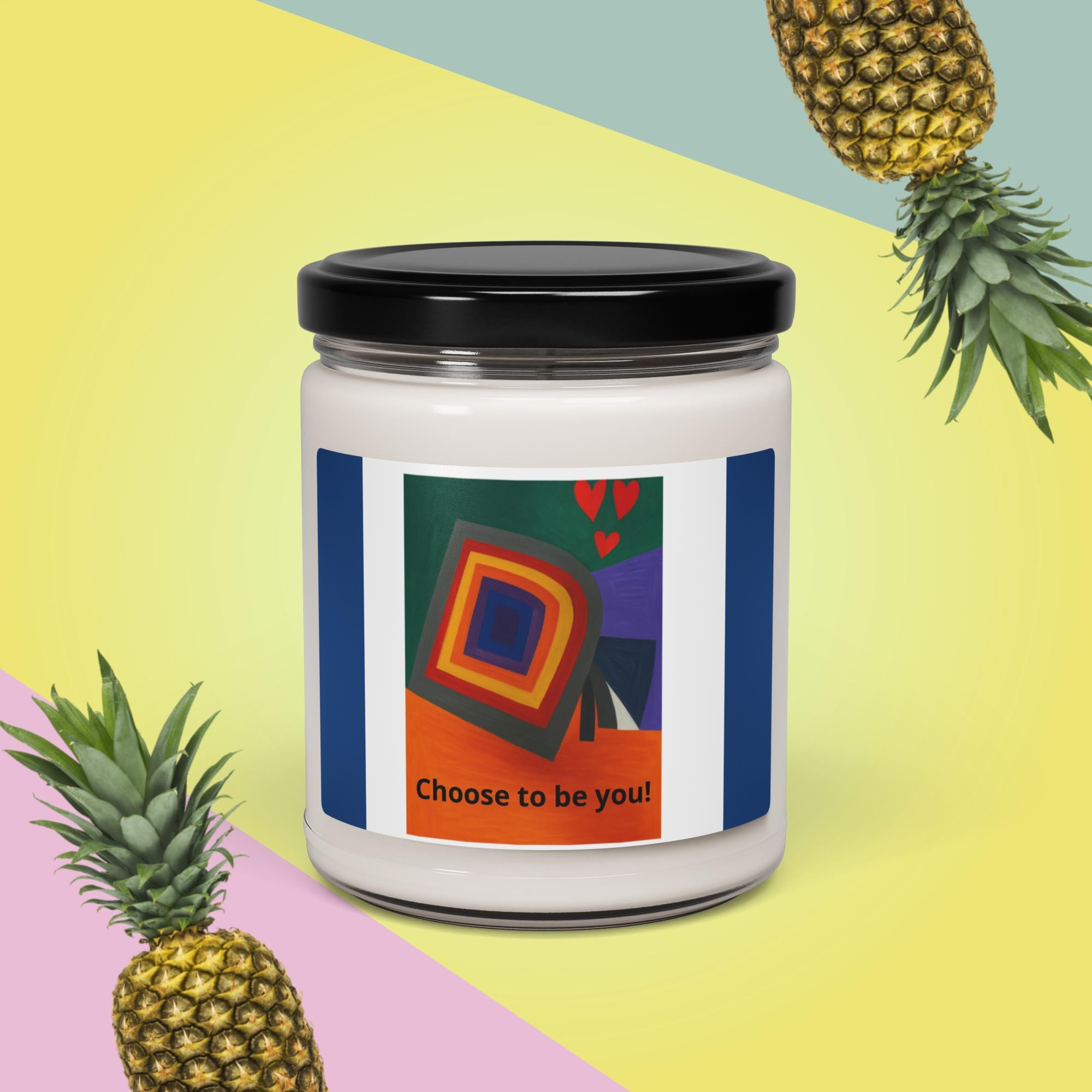 Scented soy candle-Always Blessed Print