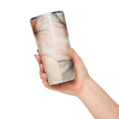 Tapered stainless steel tumbler-Always Blessed Print