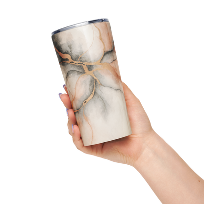 Tapered stainless steel tumbler-Always Blessed Print