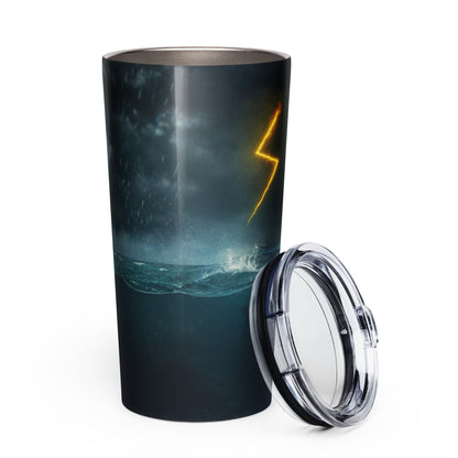 Tapered stainless steel tumbler-Always Blessed Print